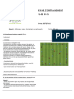 Fiche D'entrainement Defenders Passe Directly To Strikers 5.12.2023