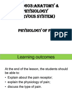 Topic 5.5 (STD Copy) - Physiology of Pain