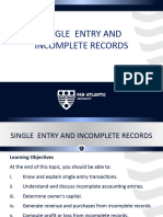 a3 Incomplete Records and Single Entry