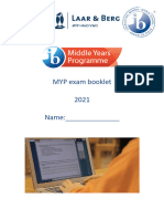 Exam Booklet 2021