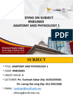 CLP - OBE Anatomy and Physiology 1