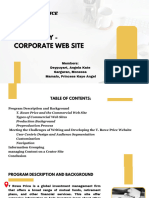 Chapter 11-Corporate Web Sites
