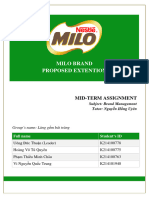 Milo Brand Proposed Extention - Group LGBT Mid - Term Brand Managerment