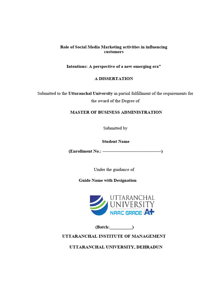 Role of Social Media Marketing in Influencing | PDF | Popular Culture ...