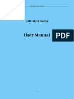 Manual of CAD Inkjet Plotter
