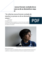 "As Reitorias Nunca Tiveram Vontade de Expulsar As Praxes Ou de As Domesticar Sequer" - PÚBLICO