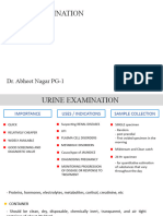 Urine Examination - Physical