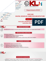 Session - 29 and 30 Instruction Pipelining and Pipeline Hazards, Instruction Level Parallelism