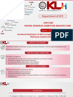 Session - 27 and 28 Hardwired Vs Micro-Programmed Realization, Multi Cycle Implementation