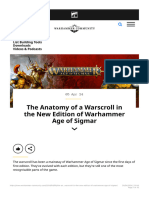 AoS - 7 - The Anatomy of A Warscroll in The New Edition