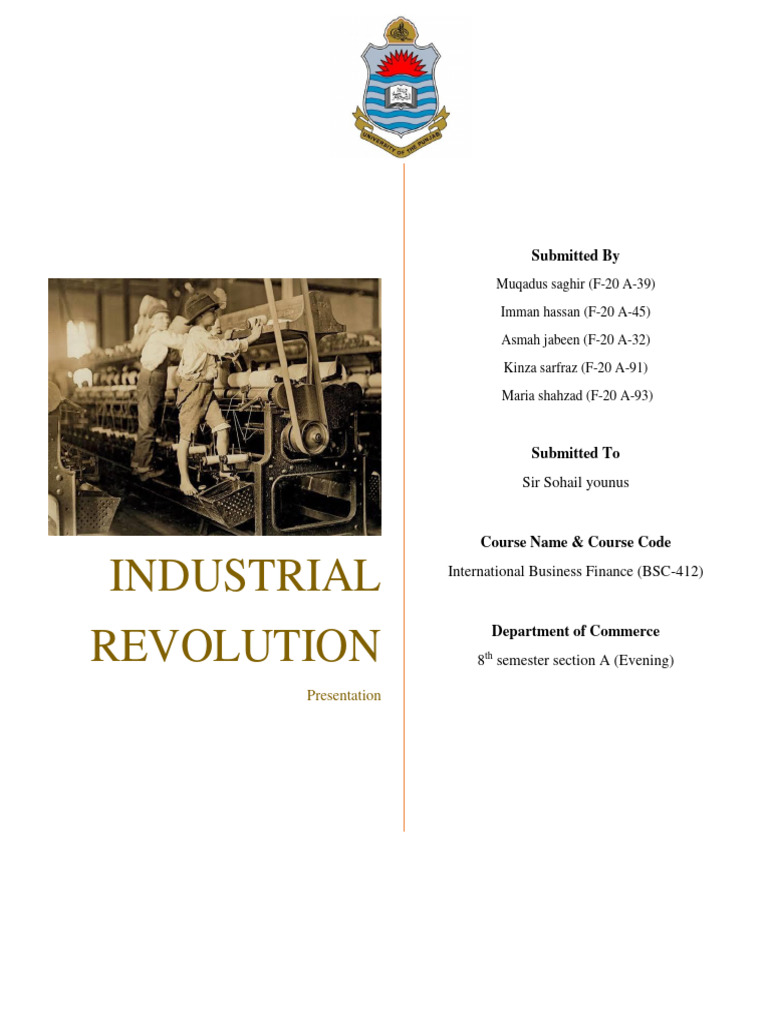 Industrial Revolution Insights | PDF | Industrial Revolution | Engines