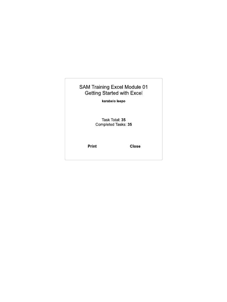 Aim Sam Training 1 | PDF