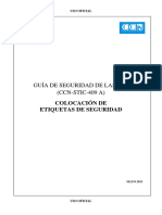 CCN-STIC-409A Colocación de Etiquetas de Seguridad