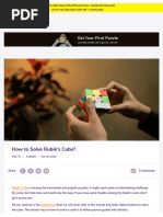 4x4 Rubik's Cube Solution Manual | PDF | Polytopes | Puzzles