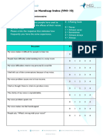 MEG Voice Handicap Index VHI 10