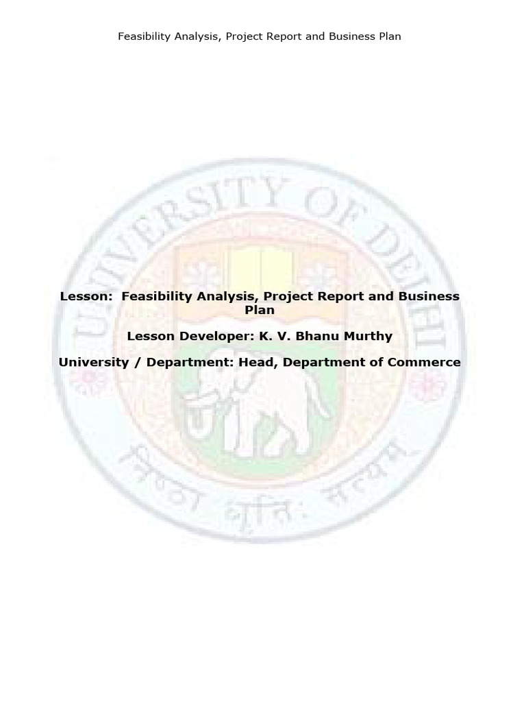 Feasibility and Business Plan | PDF | Cooperative | Feasibility Study