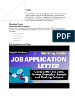 Job Applications 12