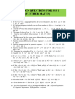 Revision Questions For Sss 1 Further Maths