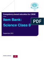 Item Bank Science Class 8