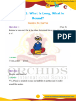 Grade 2 Chapter 1 What Is Long What Is Round