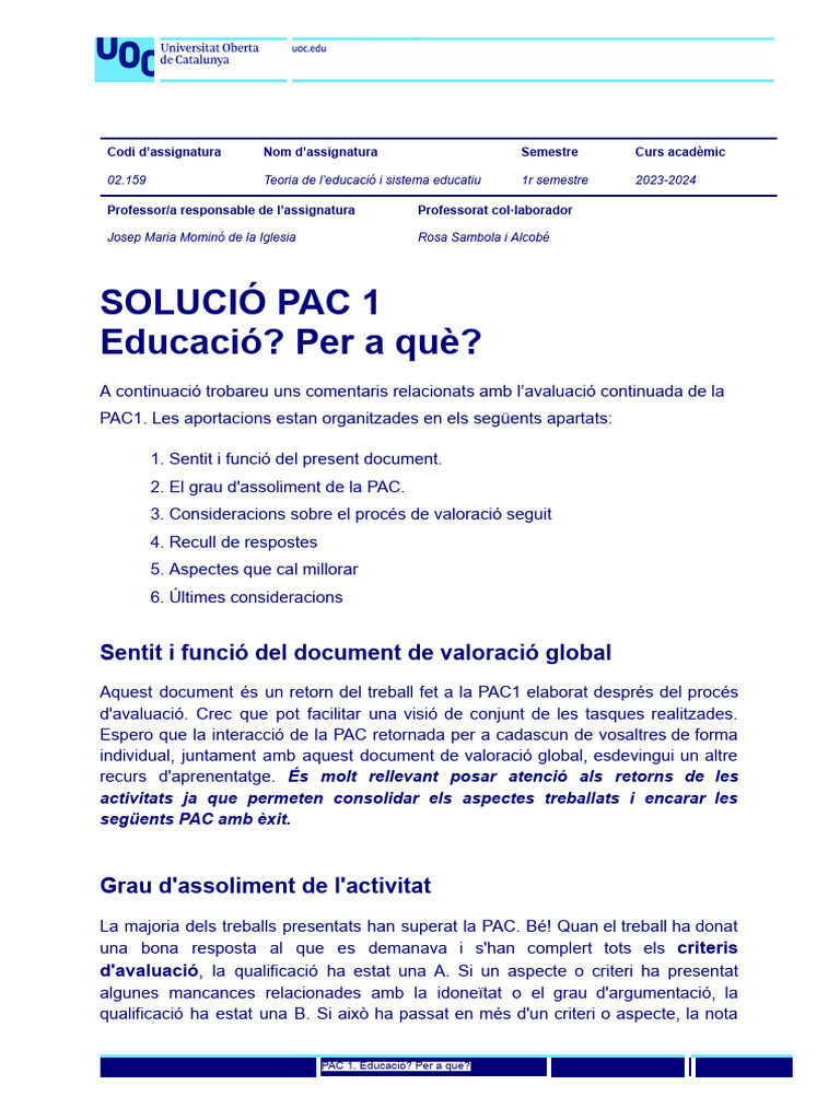 Solució Pac1 Tese 23-24 | PDF