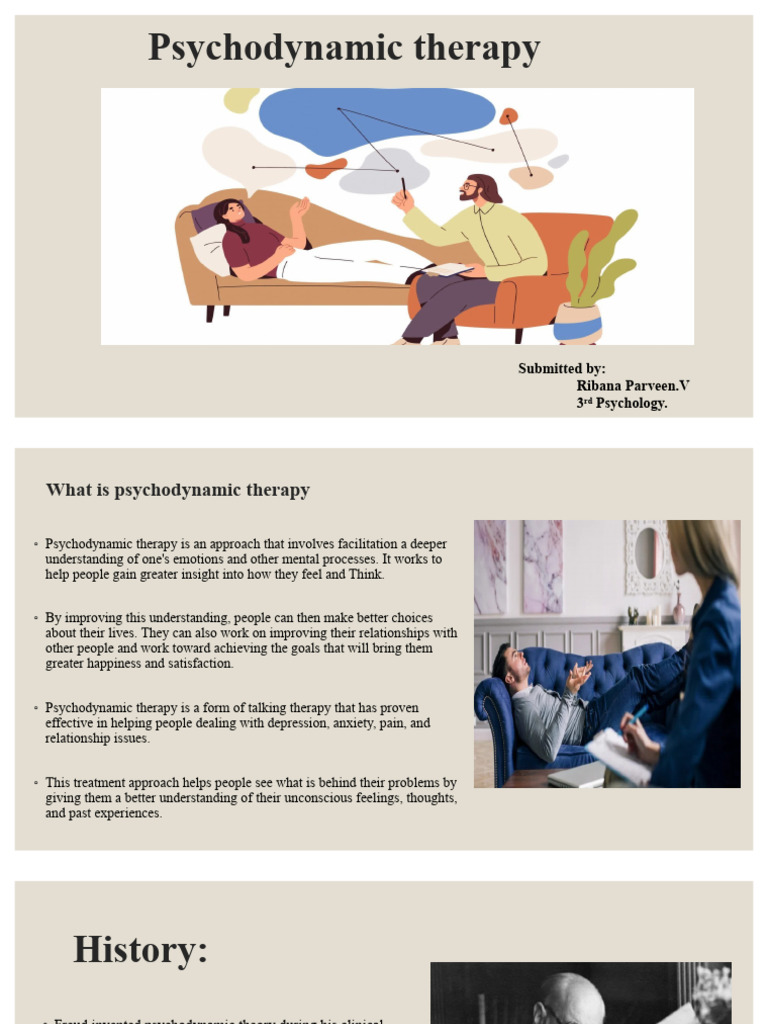 Overview of Psychodynamic Therapy | PDF | Psychotherapy | Psychodynamics