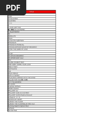 Ddr Compare Pdf Remix Entertainment