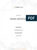 Course Certificate