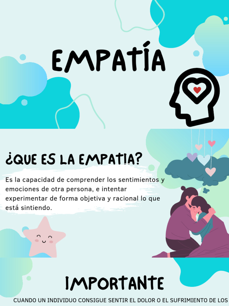 La importancia de la empatía | PDF | Relaciones personales, crianza y ...