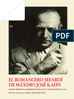 El Romancero Sefardi de Maximo Jose Kahn