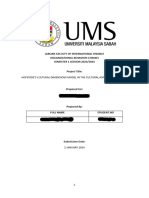 Hofstede Cultural Dimensions OB Individual Assignment