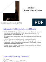 Module 1. Newton's Law of Motion v.2