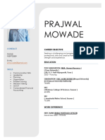 Prajwal Mowade (Resume)