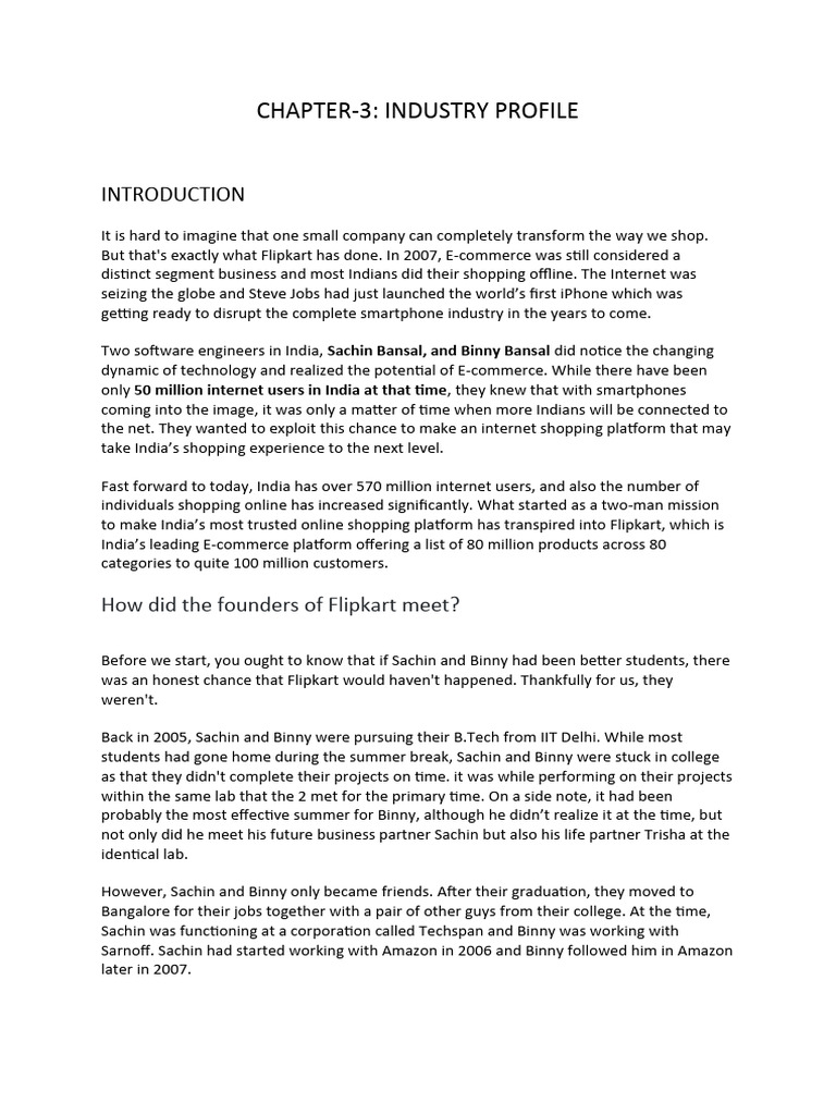 Business Project Chapter 3 | PDF | E Commerce | Walmart