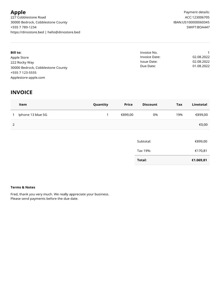 Invoice 2 | PDF