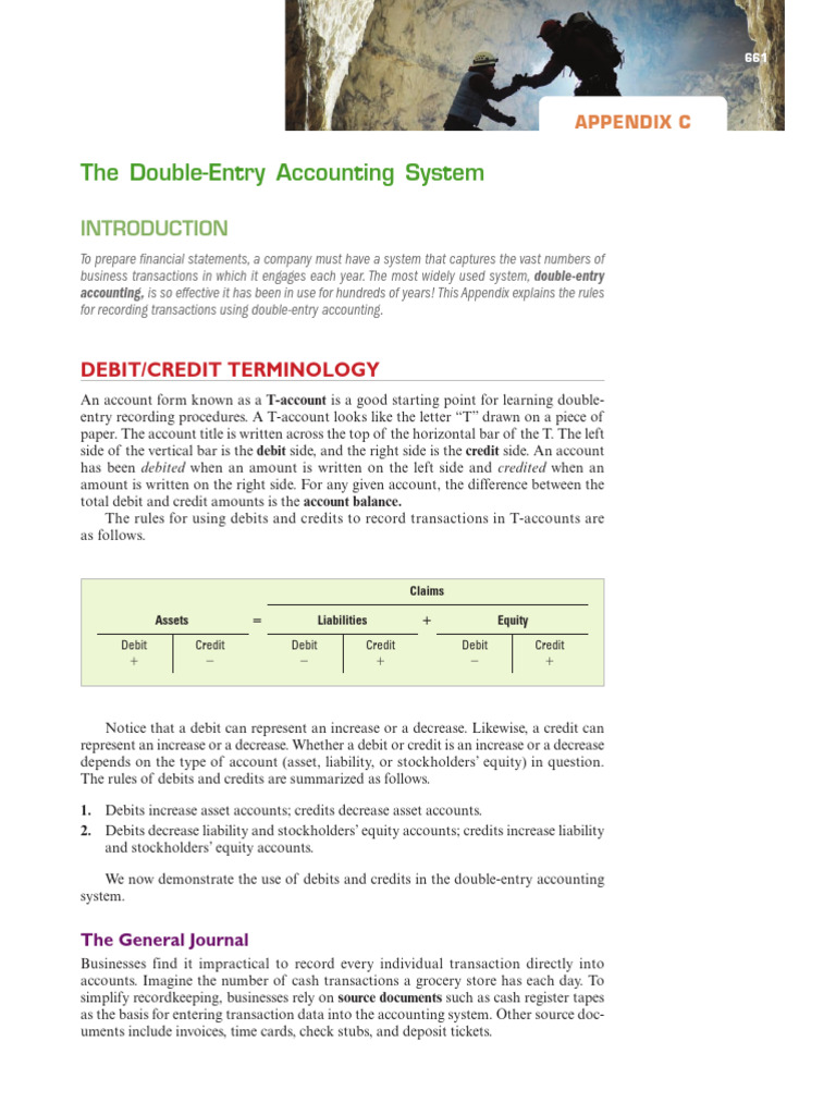 Appendix C - The Double-Entry Accounting System | Download Free PDF ...