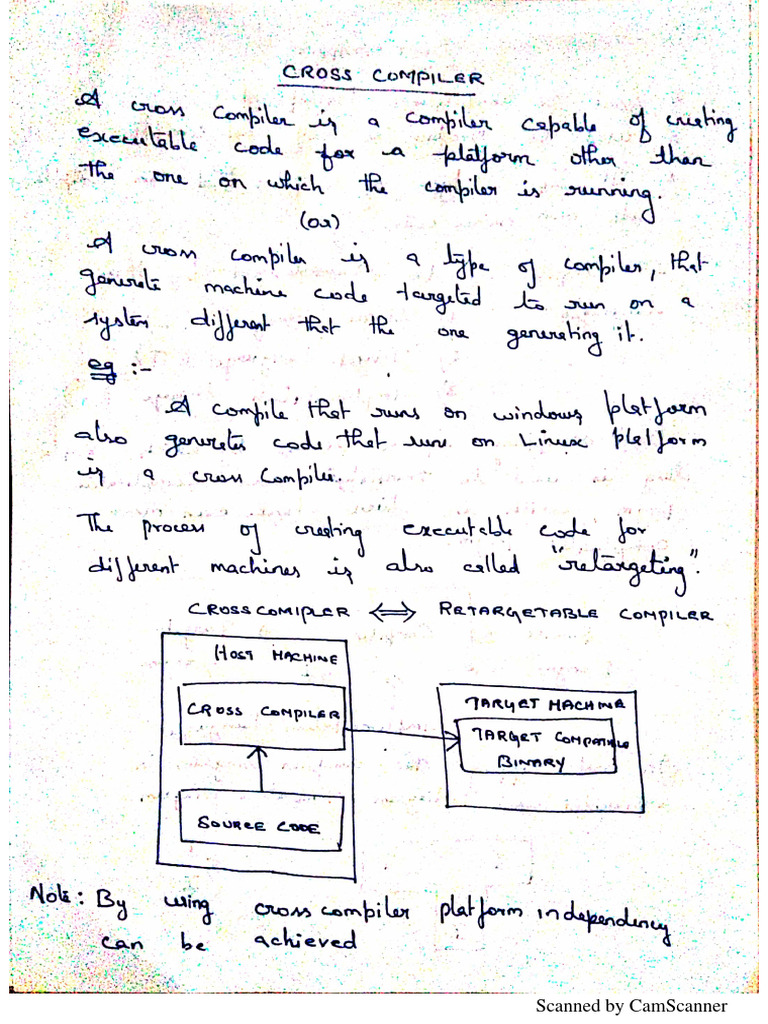 Cross compiler pdf