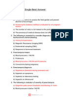 MCQ Question, Obstetrics and Gynecology, MR Salah Gamal