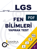 LGS Fen Bi̇li̇mleri̇ Yaprak Test