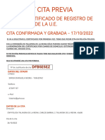 Proceso Automático para La Solicitud de Cita Previa SIMIDA