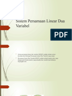 Sistem Persamaan Linear Dua Variabel