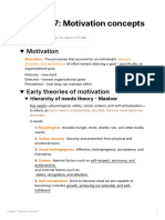 Chapter 7 Motivation Concepts