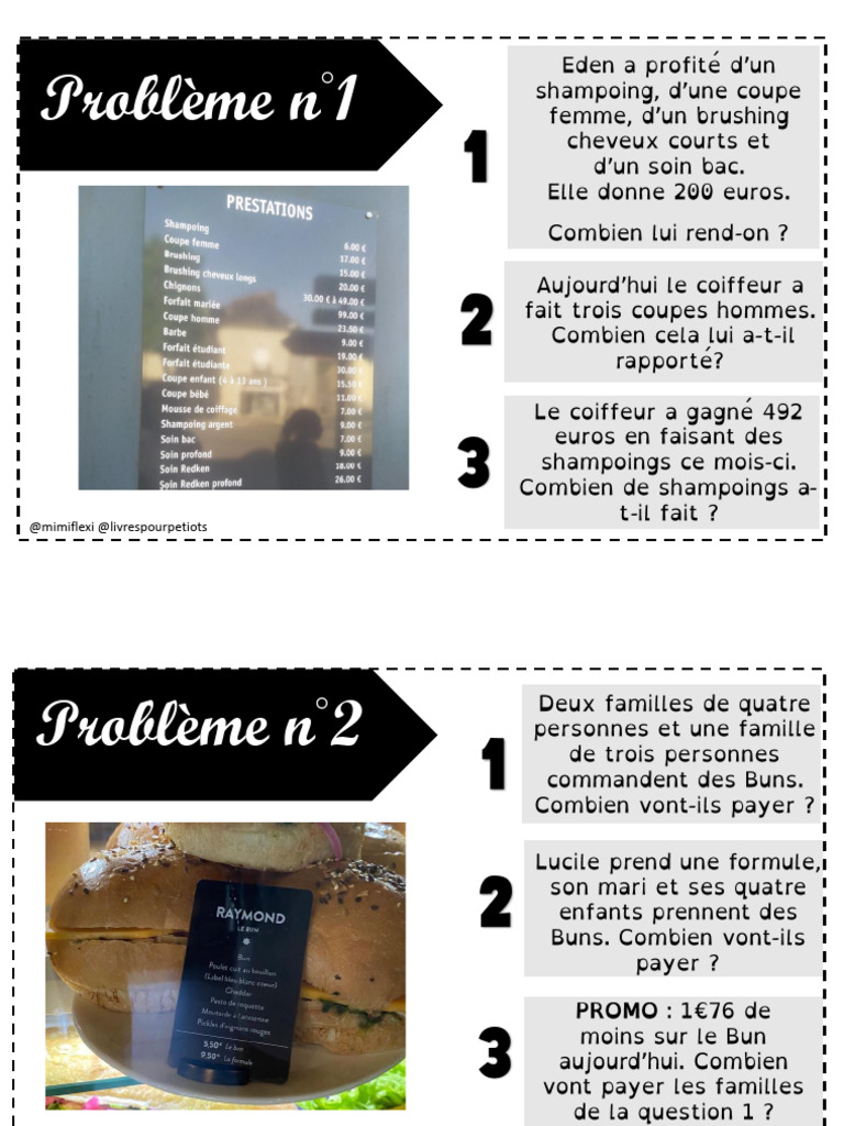 Problèmes de maths pour le cycle 3 | PDF