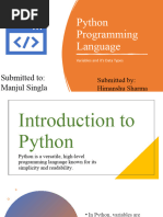 Python Variable and Its Data Types