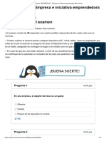 Examen - (EXAMEN) - Empresa e Iniciativa Emprendedora (60 Minutos)