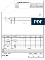 Ok NG: Check Sheet Finish Good SSI