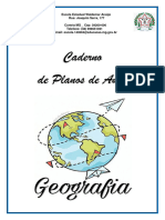 CADERNO DE PLANO DE AULA GEOGRAFIA