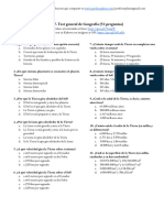 QUIZ. Test General de Geografía 52 Preguntas