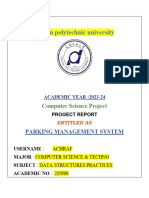 Parking Management System Report