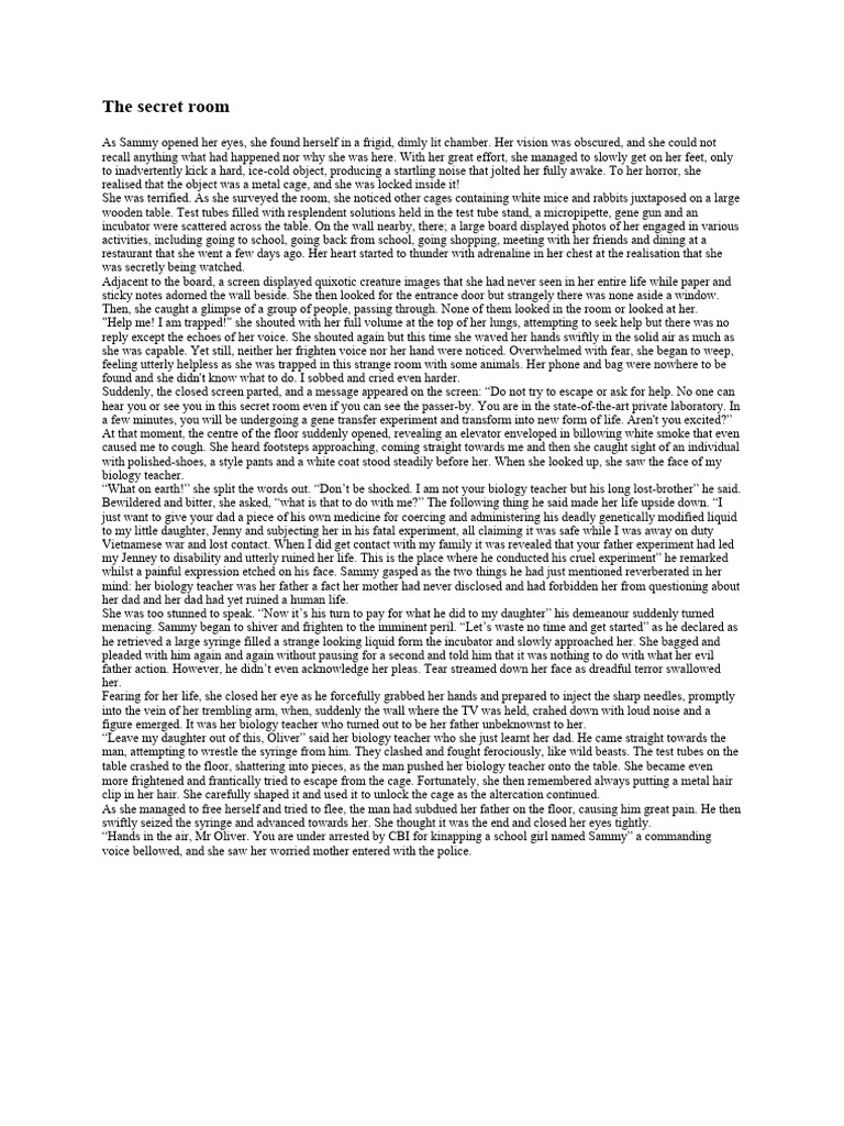 The Secret Room | PDF